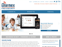 Tablet Screenshot of alarmex-inc.com
